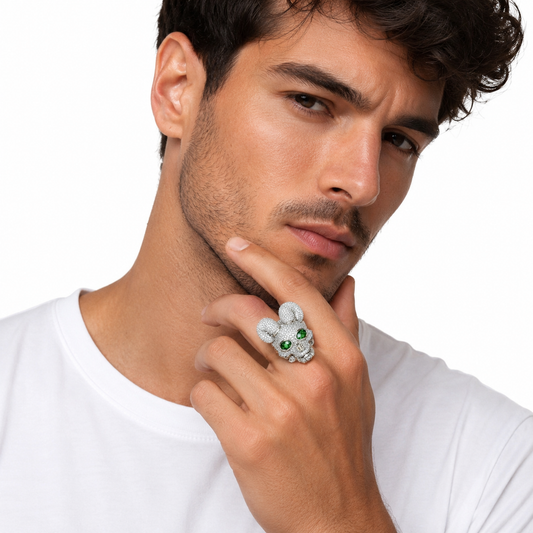 Anillo Calavera plata .925