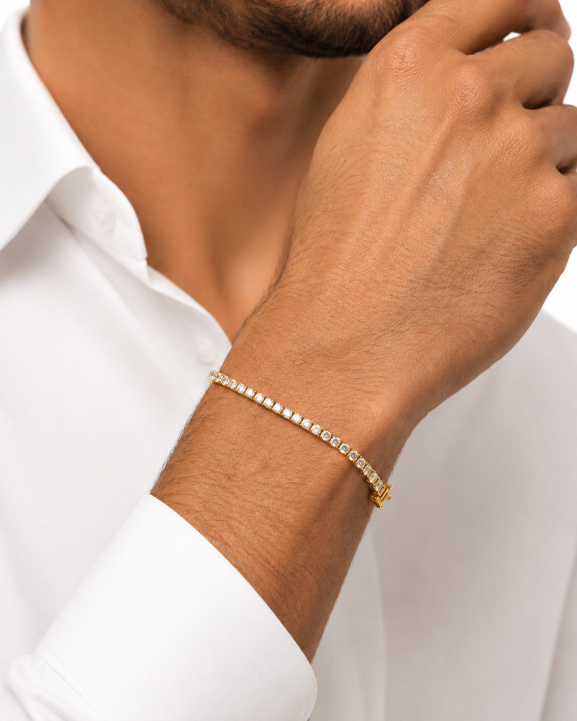 Pulsera tenis oro 10k