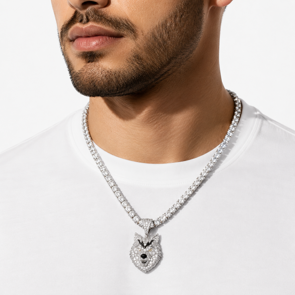 Dije lobo plata .925559
