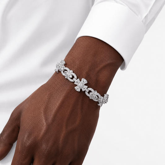 Pulsera chrome plata .925