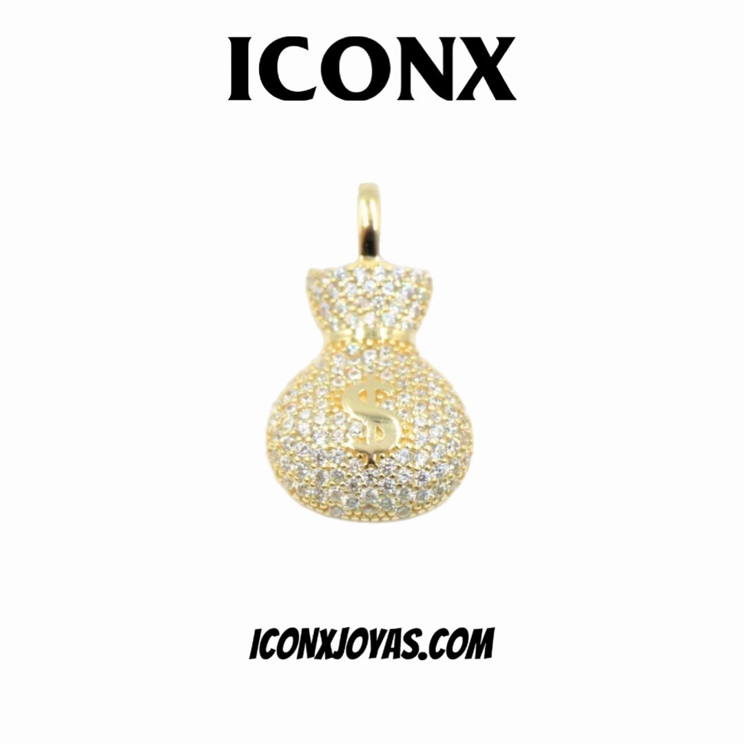 BOLSA DE DINERO ORO DIJE