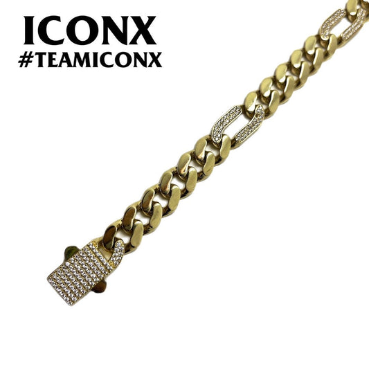 Cartier Cuban GOLD 14K SWAROVSKI