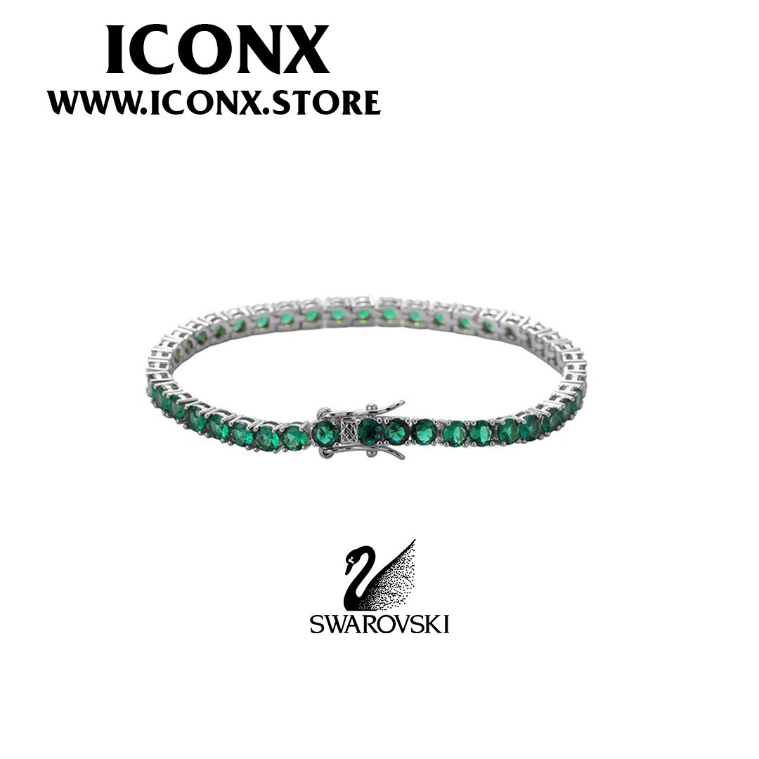 GRIDDEN GREEN CREAM SWAROVSKI BRAZALETE ICONX