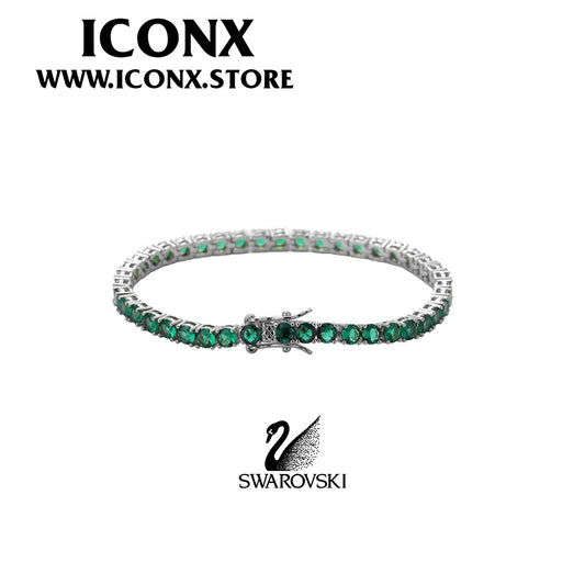 GRIDDEN GREEN CREAM SWAROVSKI BRAZALETE ICONX