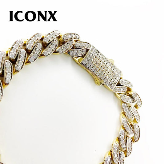 CUBAN.C BRAZALETE ICONX 10k ORO